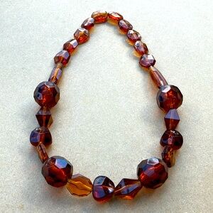Amber/Brown Chunky Necklace